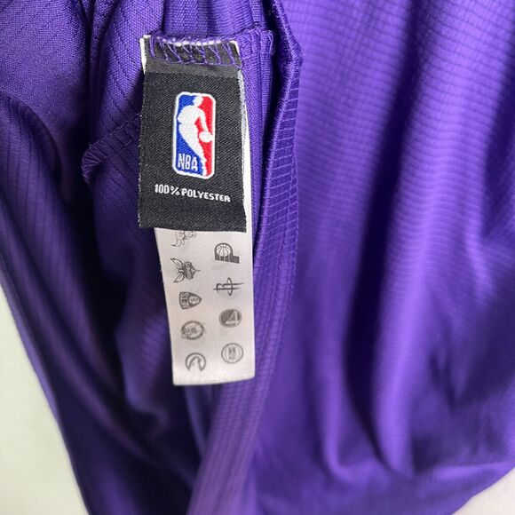 Los Angeles Lakers T-Shirt Mens XL Purple Short Sleeve Logo Tee NBA Reflective - Picture 5 of 8